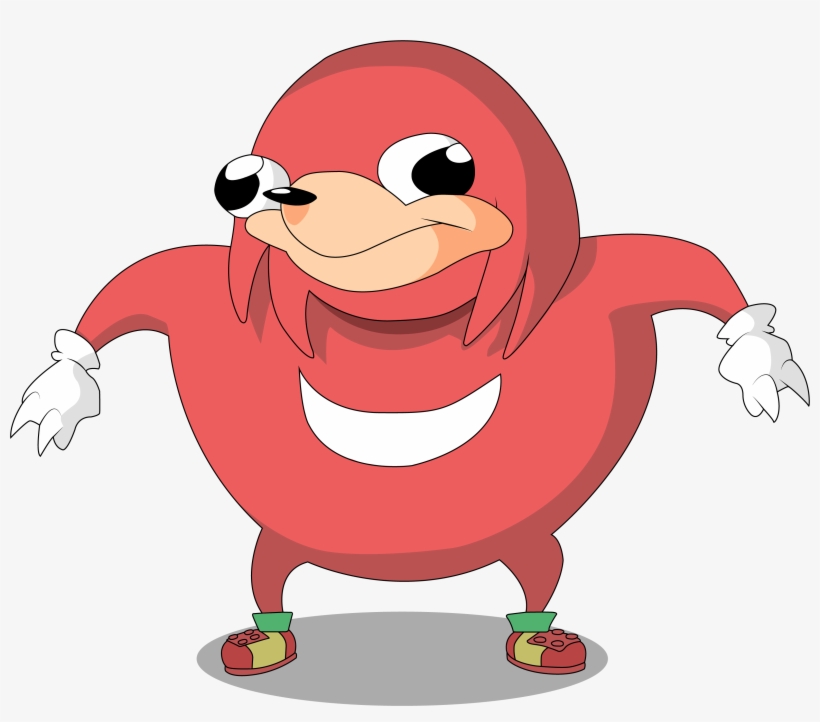 Clipart Royalty Free Do U Know Da Wae Free For - Ugandan Knuckles Png, transparent png #1501844