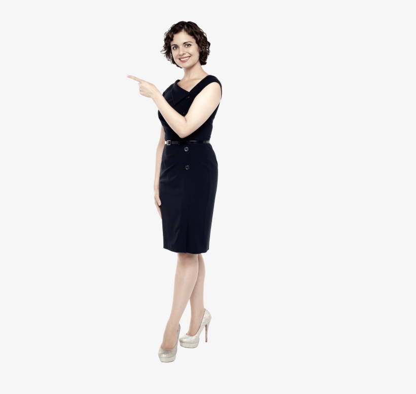 Free Png Women Pointing Left Png Images Transparent - Buisness Woman Free Stock, transparent png #1501895