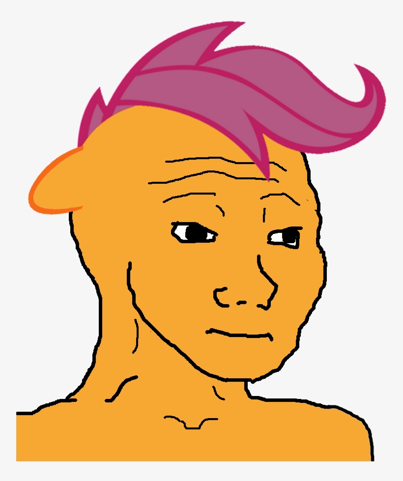 Face Hair Facial Expression Nose Yellow Smile Cheek - Mlp Scootaloo Cool, transparent png #1501956