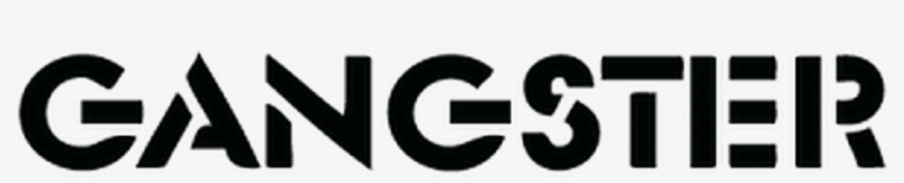 Надпись Gangster Гангстер Топчик - Gangster Logo Png, transparent png #1502079