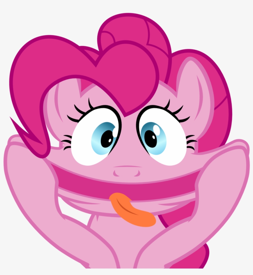 Chipmagnum, Funny Face, Pinkie Pie, Safe, Simple Background, - Derpy Hooves Funny Face, transparent png #1502306