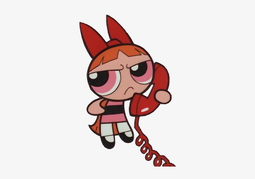 Blossom Powerpuffgirls Aesthetic Grudge Sticker - Las Chicas Superpoderosas Bombón, transparent png #1502598