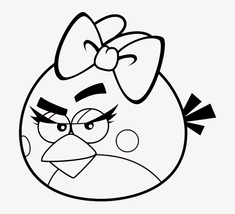 Powerpuff Girls Coloring Sheets - Girl Angry Birds Coloring Pages, transparent png #1502873