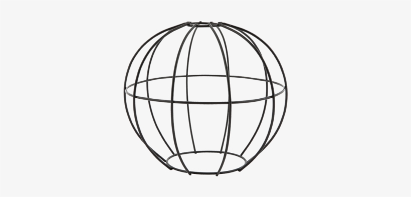 Svg Black And White Download Wire Light Modern Contemporary - Cult Living Round Wire Cage Light, transparent png #1502958