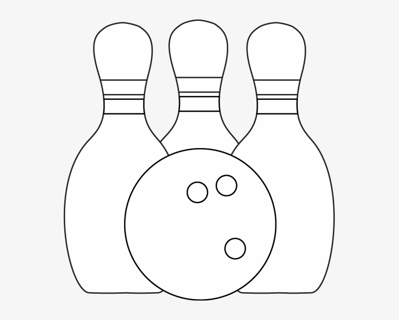 28 Collection Of Bowling Ball Clipart Black And White - Bowling Pin, transparent png #1503004