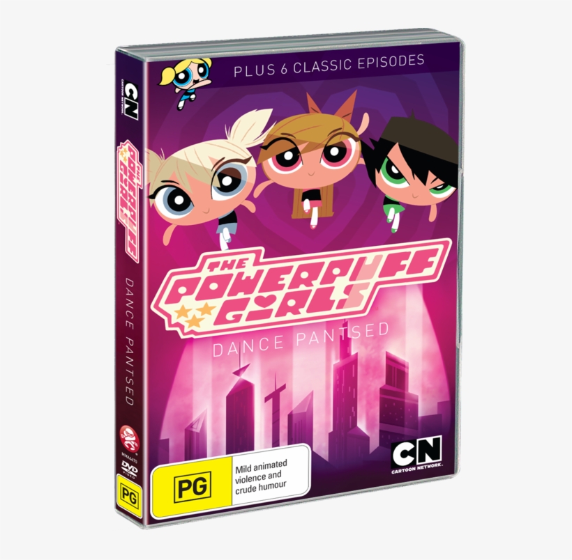 The Powerpuff Girls - Powerpuff Girls Dance Pantsed Dvd, transparent png #1503215