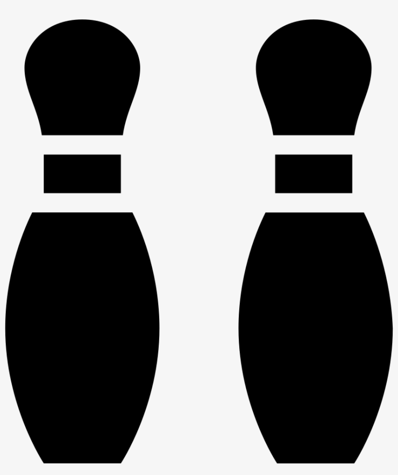 Bowling Pins Couple - Bowling Pin Svg, transparent png #1503245