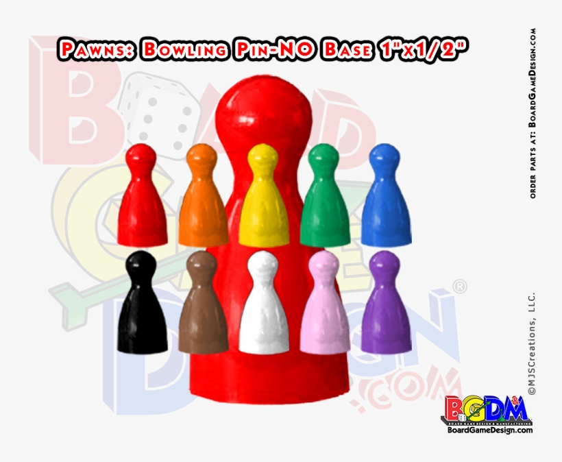Pawns Bowling Pin No Base - Game, transparent png #1503508