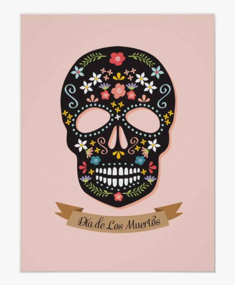 Sugar-skull - Day Of Dead Sugar Skull Posters, transparent png #1503926