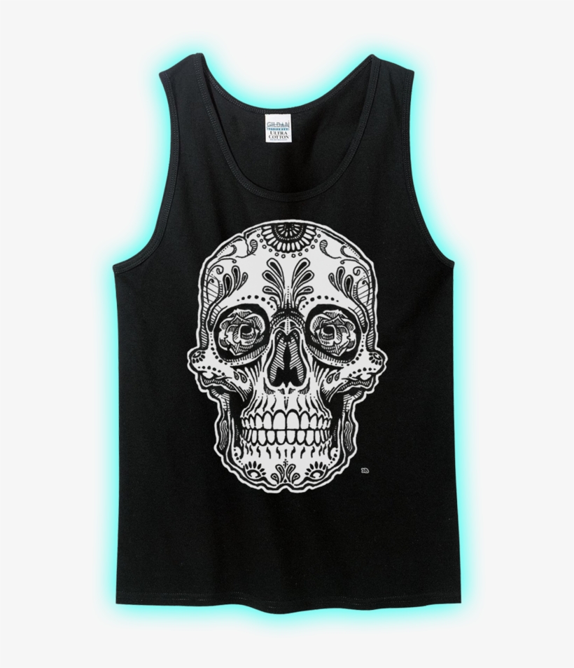 Sugar Skull Tank Top, transparent png #1503954