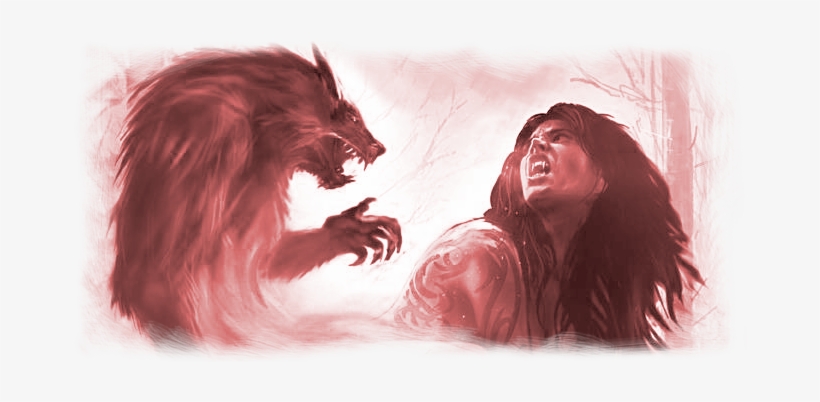 The Guild Name Is Based On The Famous Book Across The - Girl And A Werewolf, transparent png #1503958