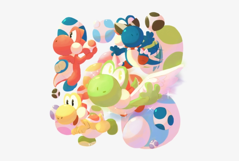 Yoshis For A Super Smash Bros Ultimate Collab Hosted, transparent png #1504335