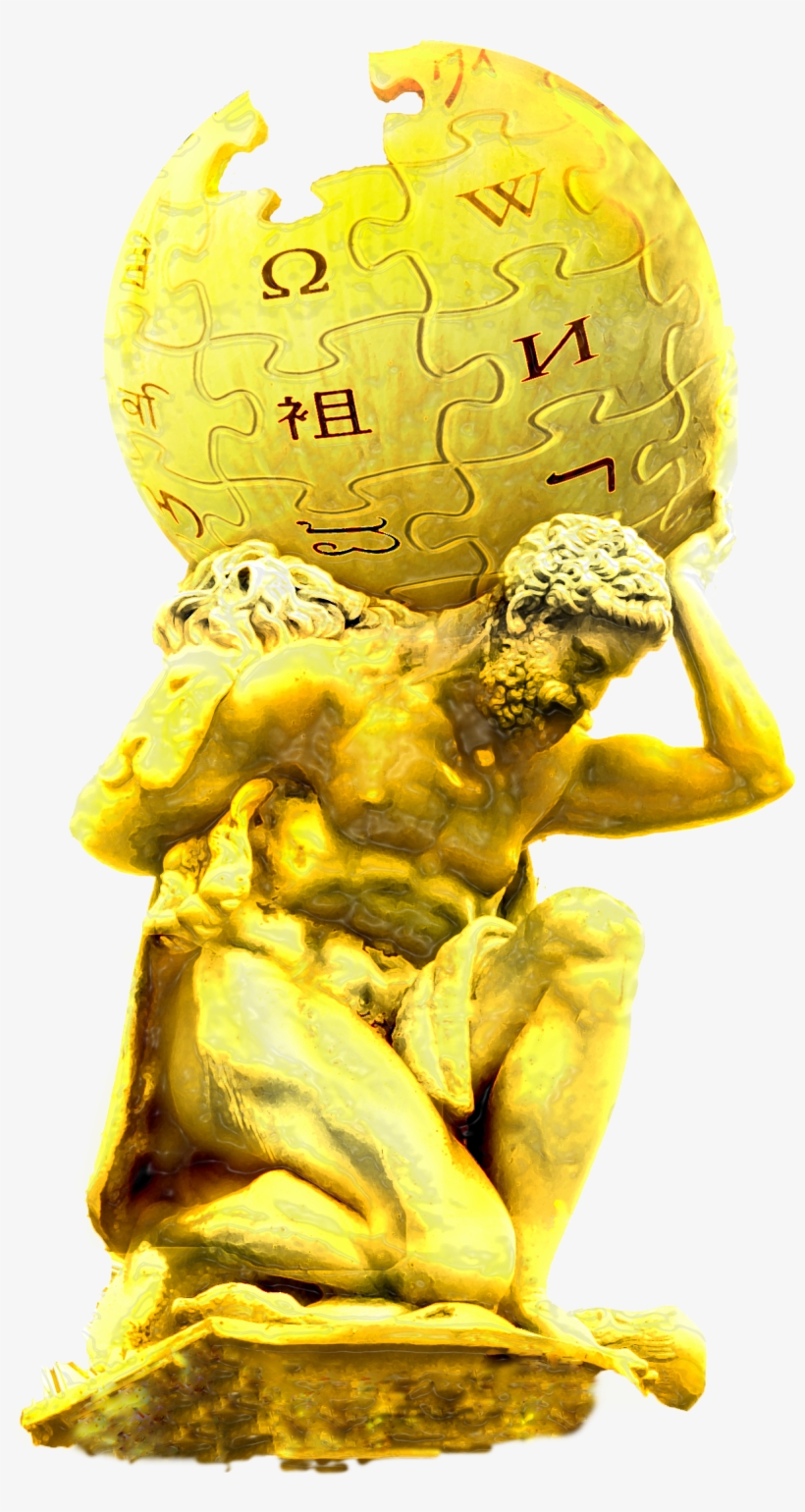 Gold Atlas Beta2 - Gold Statue Png, transparent png #1504750