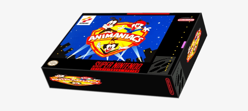 Animaniacs - Snes Box 3d, transparent png #1504827