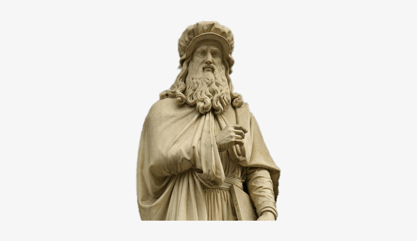 Statue Of Leonardo Da Vinci Png - Gallery Of The Uffizi, transparent png #1505082