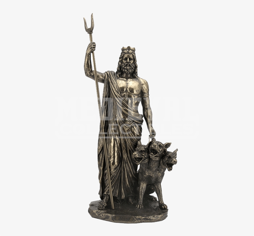 Hades Bronze Statue - Hades - Greek God Of The Underworld Sculpture, transparent png #1505105