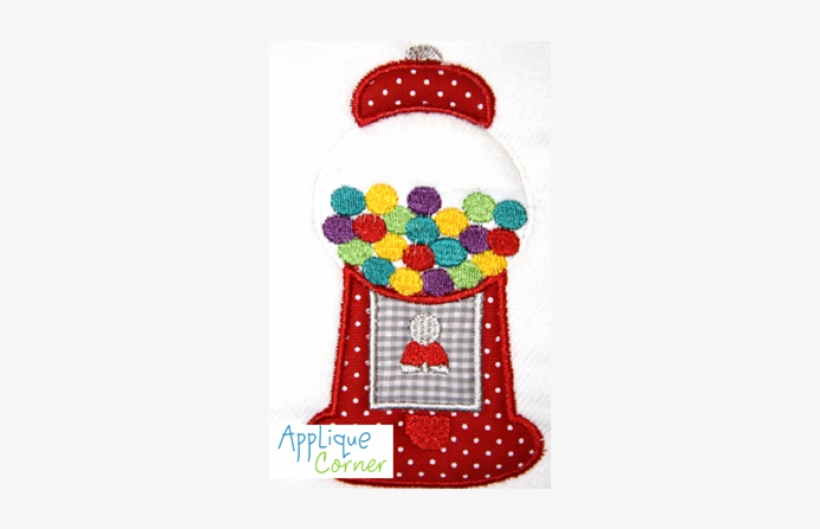 Applique Corner Gumball Machine Large Applique Design, - Gumball Machine, transparent png #1505277