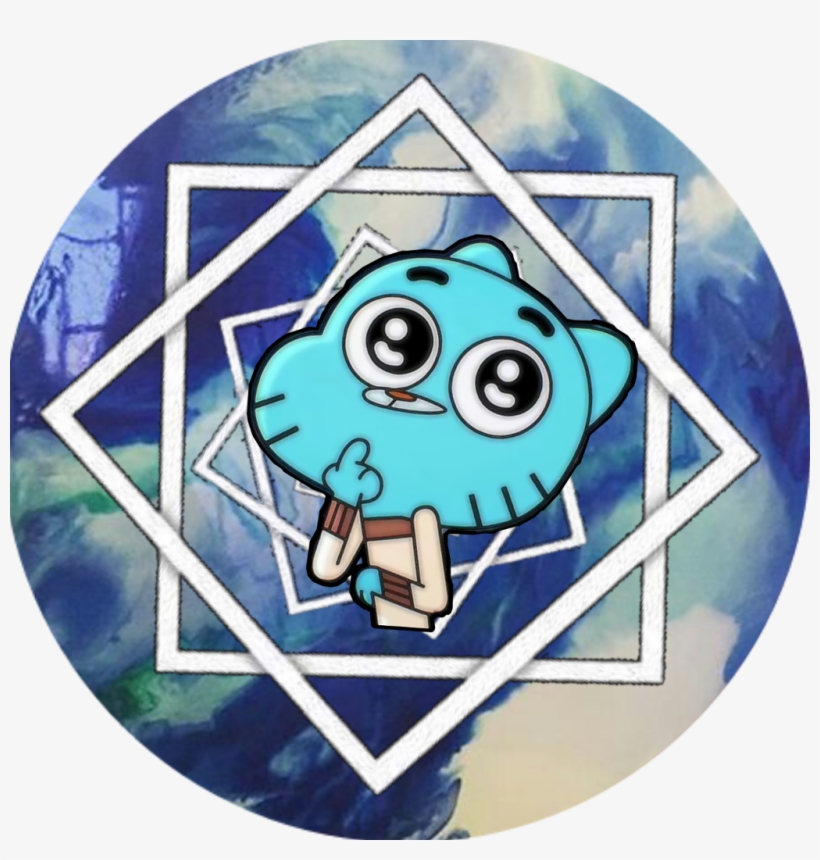 Gumball Overlays Sticker Edit Blue - Logo, transparent png #1505314