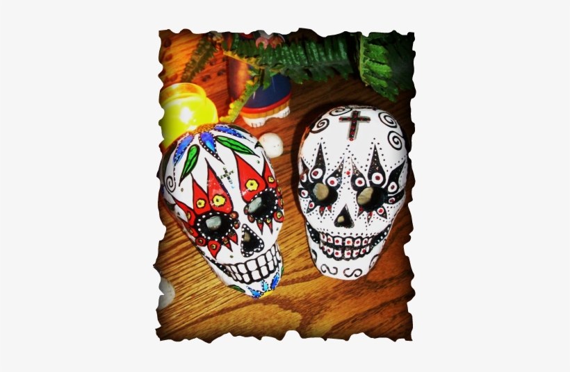 As In The Poured Plaster Sugar Skulls, These Come In - Calavera, transparent png #1505385