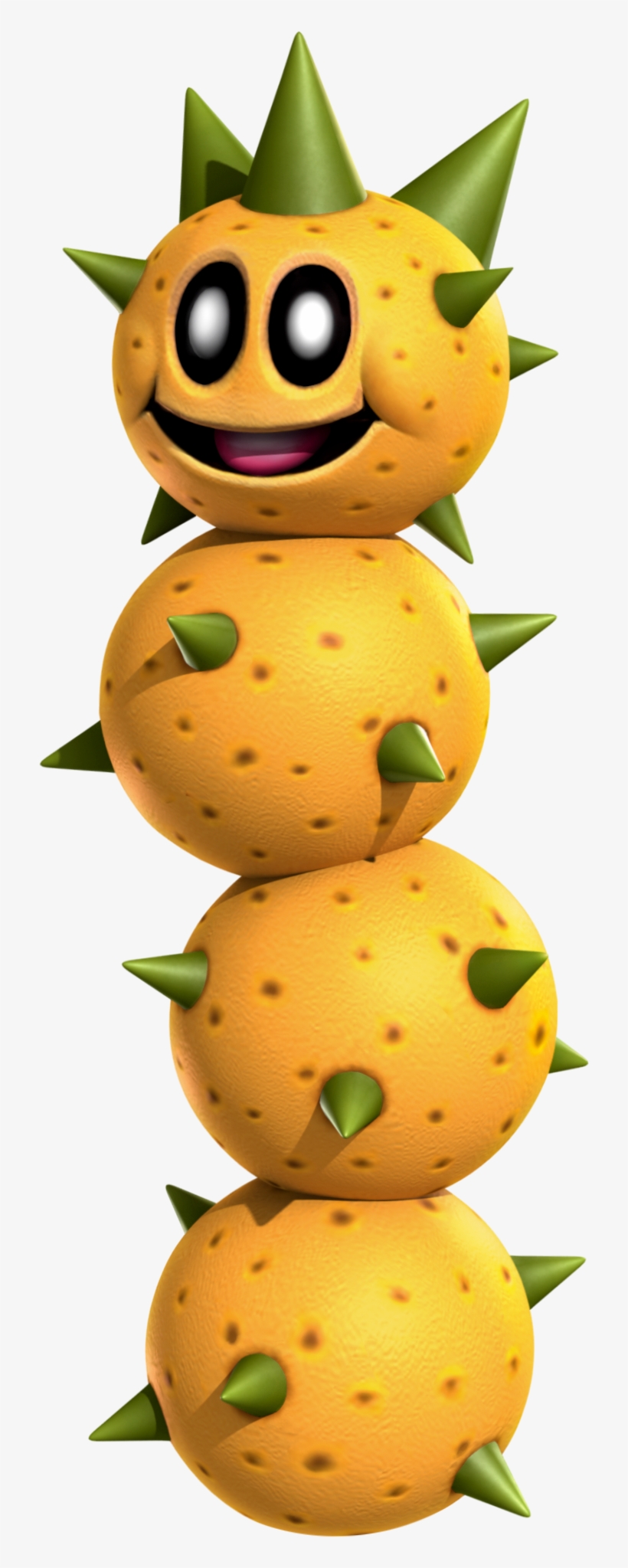 Spiny Caterpillar - Pokey From Mario, transparent png #1505581