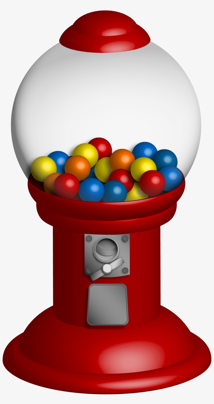 Gumball Machine Clipart - Bubble Gum Machine Png, transparent png #1505608