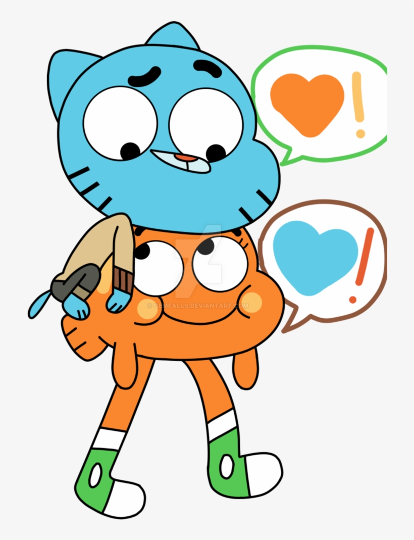 Featured image of post Gumball X Darwin Gumball and darwin where sittingnin the living room flipping through the channels
