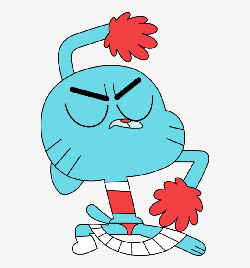 Cheer Leader Gumball Watterson-rqh604 - Gumball And Nicole Watterson, transparent png #1505899