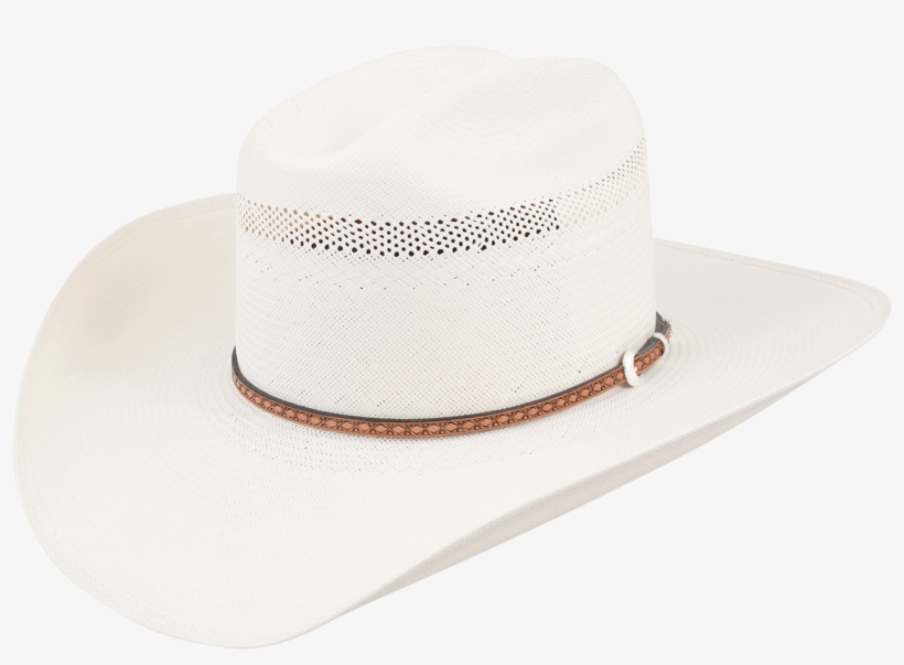 Stetson 100x Griffin Straw Hat - Stetson Gambler Straw Hat, transparent png #1506273