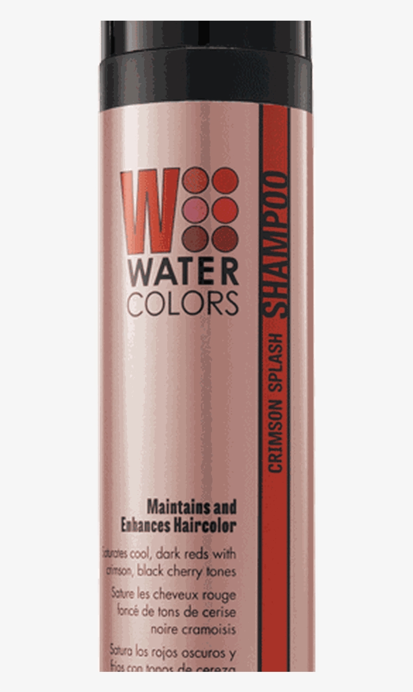 Tressa Watercolors Crimson Splash Shampoo - 8.5 Oz, transparent png #1506462