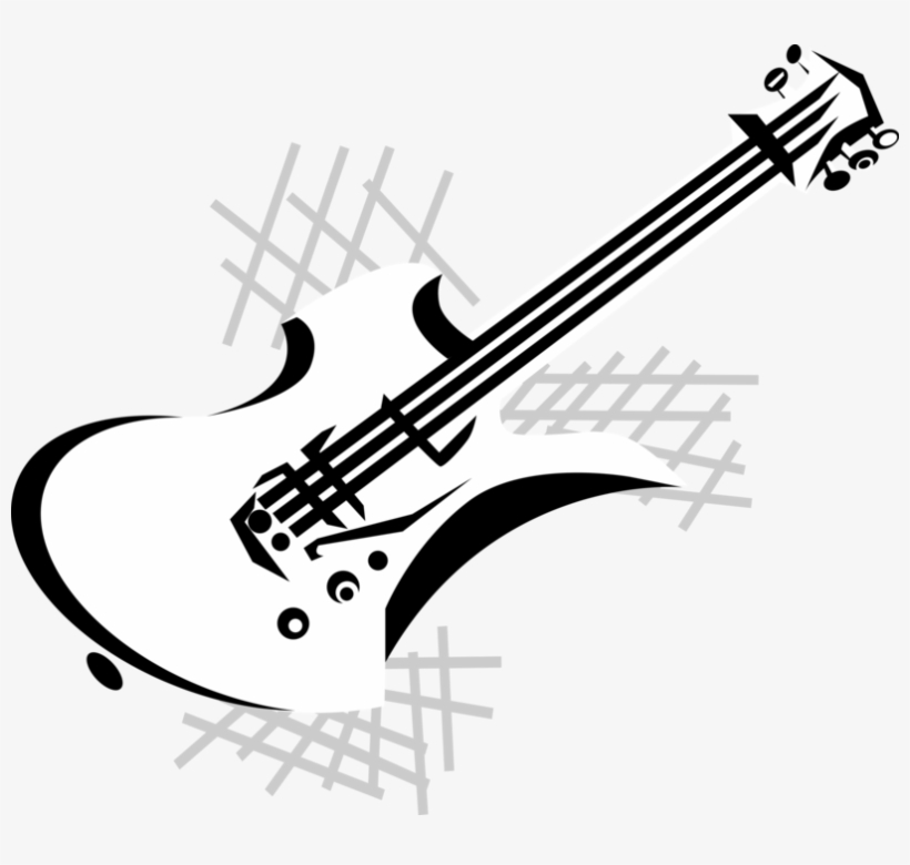 Electric Guitar Royalty Free Vector Clip Art Illustration - Guitarra Vetor Png, transparent png #1506508