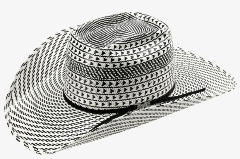 American Hat Co 6110 Fancy Weave And Vent Straw Hat - American Hat Co Hat Black, transparent png #1506542