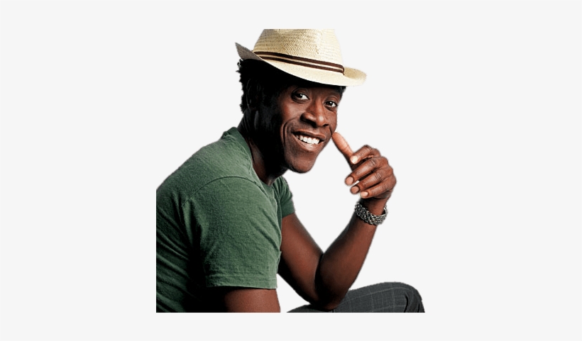 Don Cheadle Straw Hat Png - Don Cheadle Sexy, transparent png #1506904