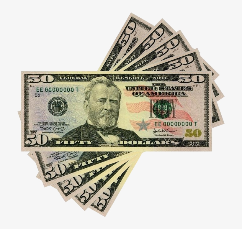 250 Dollars - Money $250, transparent png #1506924