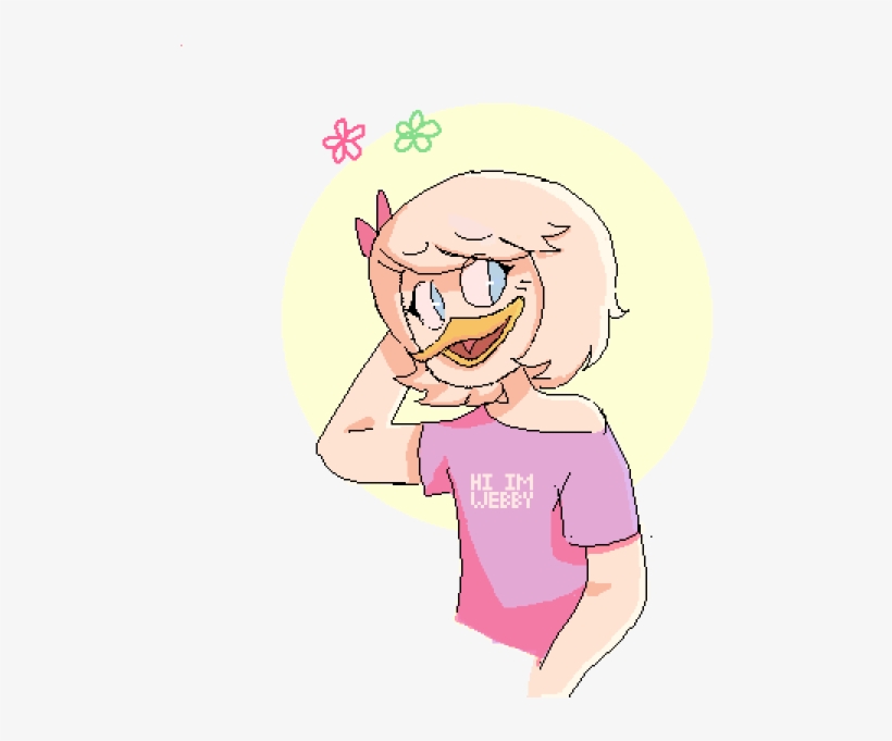 Webby From Ducktales<3 - 禁止 行人 通行 标志, transparent png #1507381