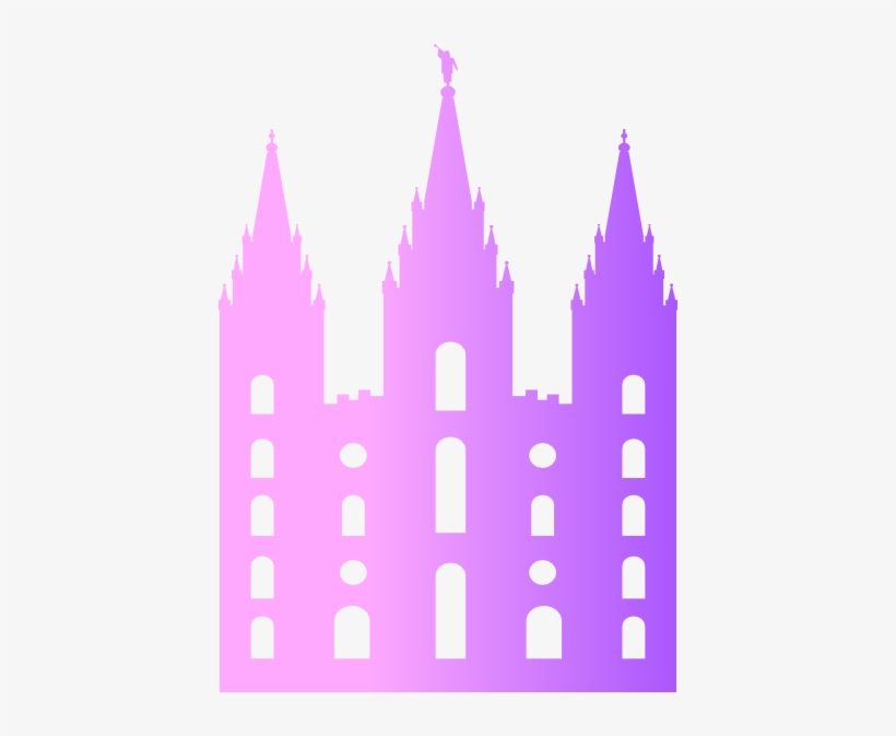 The Temple Clip Art At Clker - Salt Lake Temple Silhouette, transparent png #1507649