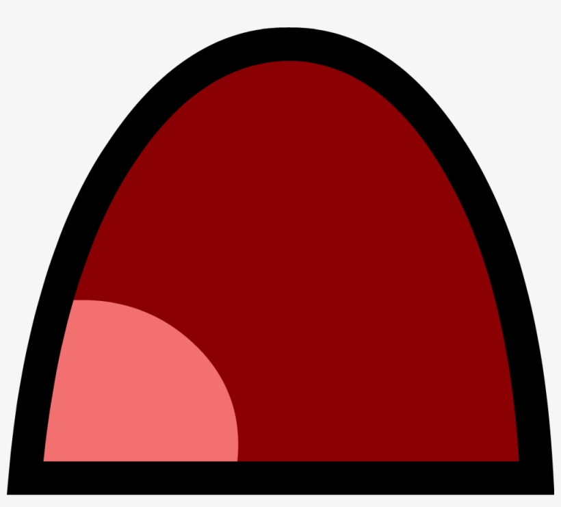 Pen Mouth Frown 2 - Bfdi Pen Mouth, transparent png #1507783