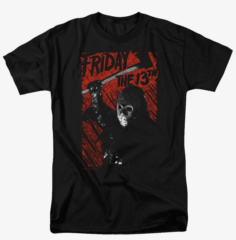 Swinging Ax Friday The 13th T-shirt - Batman T Shirt, transparent png #1507941