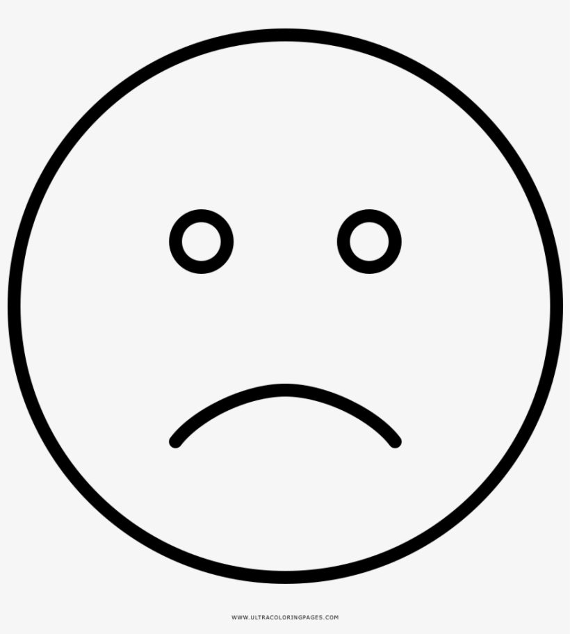 Frown Coloring Page - Custom Self-inking Monogram Stamp By Three Designing, transparent png #1508060