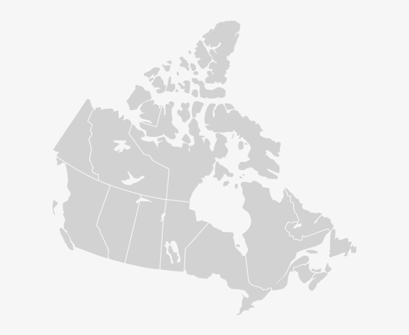 Friday The 13th In Winnipeg - Canada Map White Png, transparent png #1508340