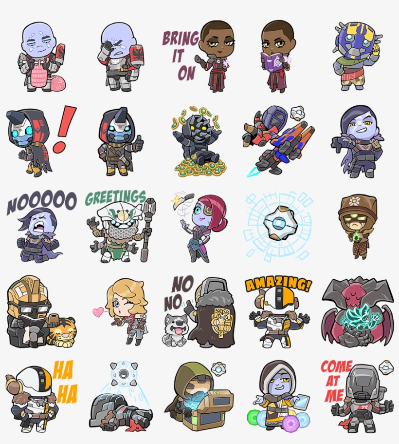 Destiny Clipart Transparent - Destiny Companion App Stickers, transparent png #1508421