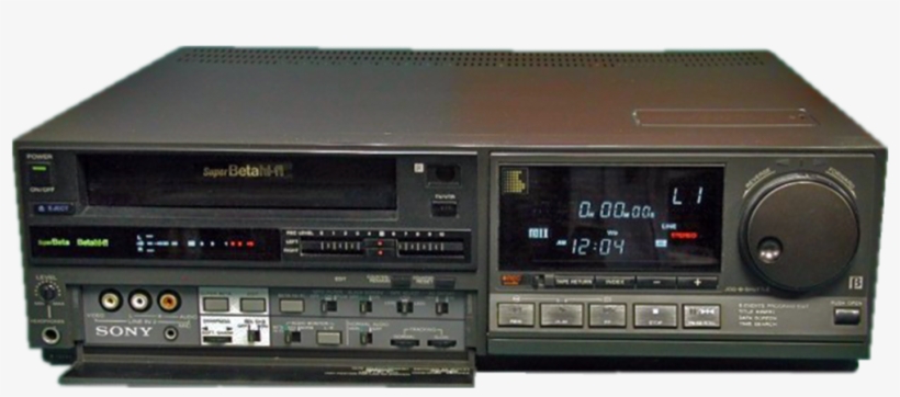 Sony Sl-hf1000 Super Betamax Vcr - Sony Sl Hf1000, transparent png #1508515