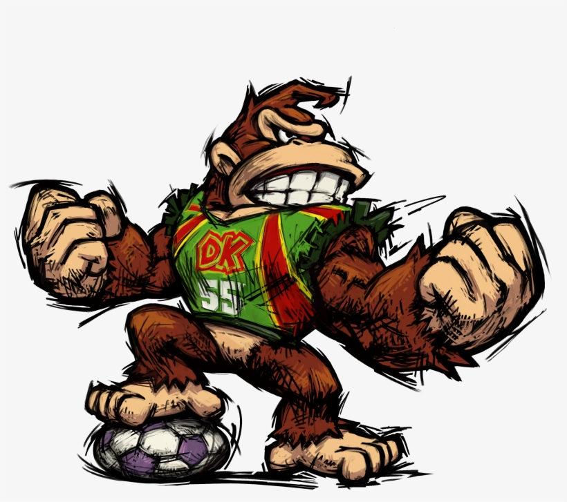 Mario Strikers Charged - Donkey Kong Mario Strikers Charged, transparent png #1508996