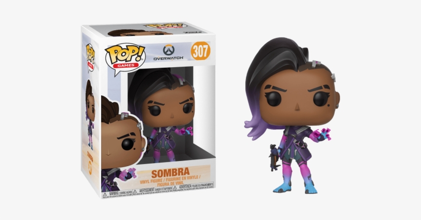 Vinyl Sombra - Funko Pop Sombra Overwatch, transparent png #1509131