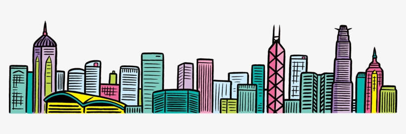 Hong Kong Skyline - Hong Kong Skyline Cartoon, transparent png #1509161