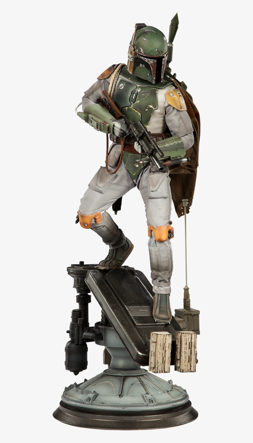Boba Fett Statue By Sideshow Collectibles - Boba Fett Star Wars Premium Format Figure, transparent png #1509162