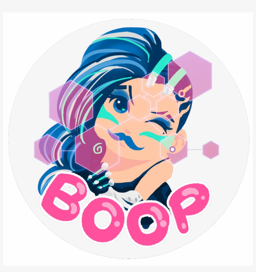 Boop Sombra Vinyl Sticker - Sombra Background, transparent png #1509283