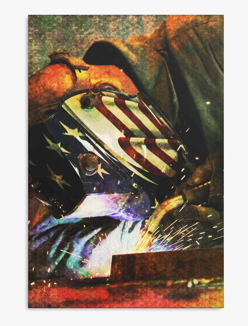 American Welder Canvas - Welding, transparent png #1509326