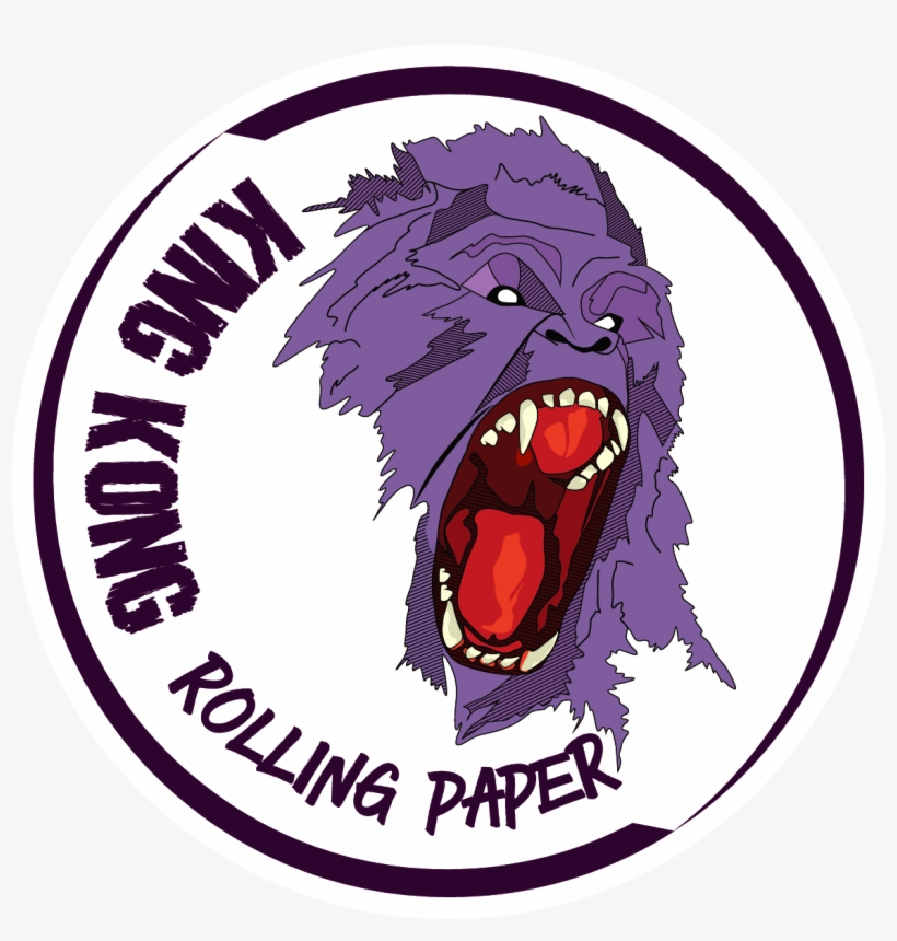 King Kong Rolling Paper - Logo, transparent png #1509437