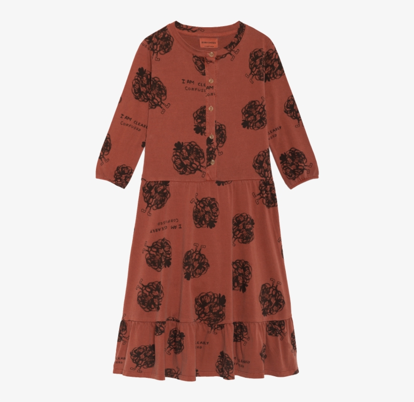 Bobo Choses Butons Dress Clearly Confused - Bobo Choses Confused Dress, transparent png #1509560