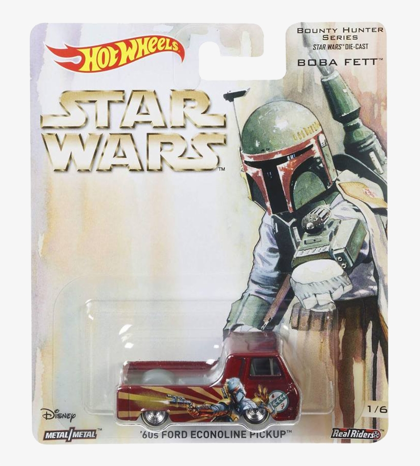 '60s Ford Econoline Pickup Boba Fett' - Hot Wheels Ford Econoline Pickup, transparent png #1509791